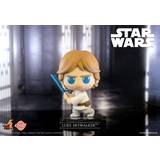 Hot Toys Star Wars Legetøjsvåben Hot Toys Star Wars Cosbi Mini Actionfigur Luke Skywalker Lightsaber 8 cm