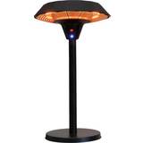 Guldmonteret - Infrarød varme (elektrisk) Terrassevarmere Hortus UFO Table Model 2000W