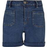 Urban Classics Blå Bukser & Shorts Urban Classics Ladies’ vintage denim shorts Shorts Damer blå