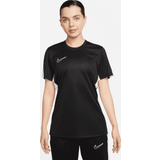 Nike Dame Overdele Nike Kortærmet Dri-FIT Academy-fodboldtrøje til kvinder sort