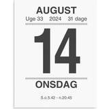 Mayland kalender 2024 Mayland Broderikalender m/split & bagsidetekst 4,9x6,4cm 2024 2410