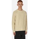 Patagonia Nylon Overdele Patagonia Recycled Wool Cable Knit Crewneck Sweater Jumper XL, sand