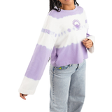Batik - XL Overdele O'Neill Women Of The Wave Crew Sweater - Purple Tie Dye