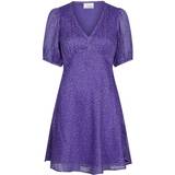 Korte kjoler - Lilla Neo Noir Nobu Sparkle Dress - Purple