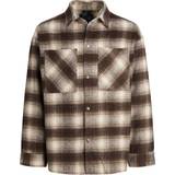 Jack & Jones Trykknapper Overtøj Jack & Jones Bane Shirt Jacket - Brown/Seal Brown