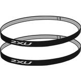Pandebånd 2XU Skinny Headband White/Black, Unisex, Tøj, hatte og kasketter, Løb, Hvid/Sort