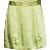 44 - Gul Nederdele Bruuns Bazaar Satina Molanna Skirt - Acid Lime