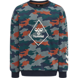 Camouflage - Drenge Overdele Hummel Jackson Sweatshirt - Stormy Weather (215261-7007)