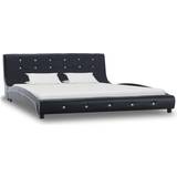 vidaXL Bed with Memory Foam Mattress 69.5cm Sengeramme 160x200cm
