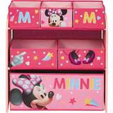 Disney Opbevaring Disney Minnie Mouse Wooden Toy Organiser with 6 Storage Bins