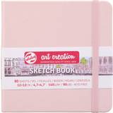 Pink Skitse- & Tegneblok Talens Art Creations Sketchbook Pastel Pink 12x12cm 140g 80 sheets
