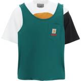 Marni S T-shirts & Toppe Marni x Carhartt layered cotton T-shirt green