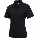 8 - Skjortekrave T-shirts & Toppe Portwest B209 Naples Polo Shirt Women's - Black