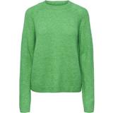 Pieces Dame - Grøn Sweatere Pieces Juliana Knitted Pullover - Mint