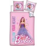 Barbie - Rektangulær Børneværelse BrandMac Sengetøj Junior Barbie