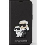 Karl Lagerfeld Covers med kortholder Karl Lagerfeld iPhone 13 Pro Etui NFT Saffiano Sort