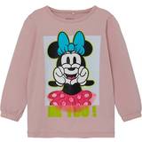 Overdele Name It Kid's Disney Minnie Mouse Long Sleeved Top - Violet Ice