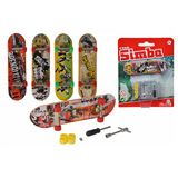 Skateboards SIMBA DICKIE GROUP Finger Skateboard X-Treme Color with Accessories Assorted Fjernlager, 5-6 dages levering
