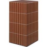 Beton - Ovale Møbler Ferm Living Pillar Pedestal Brown Småbord 32x32cm