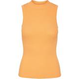 Y.A.S Dame - Nylon T-shirts & Toppe Y.A.S strik tank top YASTANKI Mock Orange