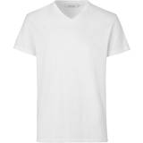 Samsøe Samsøe Hvid Tøj Samsøe Samsøe Kronos V-hals T-shirt, Hvid