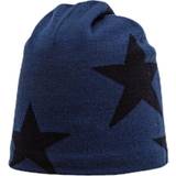 Molo Sort Tilbehør Molo Colder Star Beanie Blue/Black, Unisex, Tøj, hatte og kasketter, Blå/Sort, 3,5