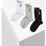 Karl Lagerfeld Undertøj Karl Lagerfeld K/ikonik Socks Pack, Woman, Black/White/Grey, 35-38 35-38