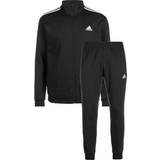 14 - Sort Jumpsuits & Overalls adidas Basic 3-Stripes Fleece træningsdragt Black