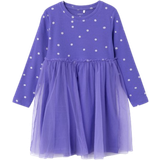 Kjoler Name It Girl's Ofelia Dress - Purple Opulence