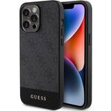 Guess Læder/Syntetisk Covers & Etuier Guess 4G Stripe MagSafe Case for iPhone 15 Pro Max