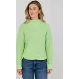 Dame - Grøn - Oversized Sweatere Selected FEMME Selma LS Knit Pullover Pistachio Green