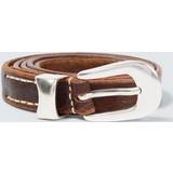 Our Legacy Bælter Our Legacy Leather belt brown