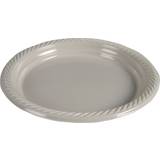 Abena Disposable Plates Gastro 23cm Light Gray 25-pack
