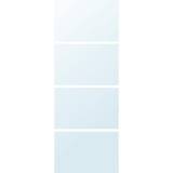 Glas Garderober Ikea AULI Garderobeskab 75x201cm 4stk