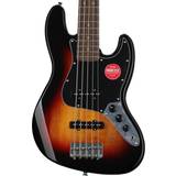 Hvid Elektriske basser Fender Squier Affinity Jazz Bass V El-Bas Sunburst