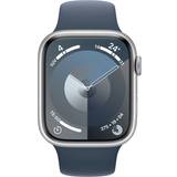 Apple Skridttæller Smartwatches Apple Watch S9 Blå Sølvfarvet