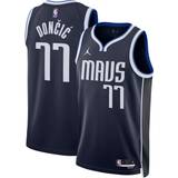 Basketballsæt Kamptrøjer Jordan Dallas Mavericks Statement Edition Dri-FIT NBA Swingman-trøje blå