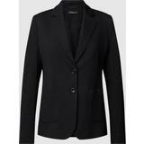 Dame - Jersey Blazere More & More Blazer mit Eingrifftaschen in Schwarz, Größe