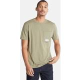 Grøn - Lang - M T-shirts & Toppe Timberland Outlast Pocket Men T-Shirts Green