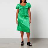Ganni Grøn Kjoler Ganni Dress Woman colour Green