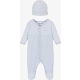 Fløjl Tracksuits Børnetøj HUGO BOSS Blue Organic Cotton Babysuit Set month
