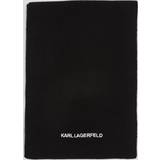 Karl Lagerfeld Dame Halstørklæde & Sjal Karl Lagerfeld K/essential Scarf, Woman, Black, One One