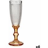 Med håndtag Champagneglas Vivalto Points Rav Champagneglas