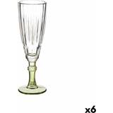 Grøn Champagneglas Vivalto Exotic Krystal Champagneglas