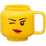 Gul Babyudstyr Lego Ceramic mug small Winking Girl
