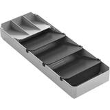 Sort Bestikskuffer Metaltex Adjustable Holder Unifit Kitchen Cutlery Tray