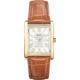 Accurist Sort Ure Accurist Rectangle Ladies' White Brown Leather