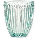 Greengate Glas Greengate Vandglas, Alice, Cool mint Drikkeglas
