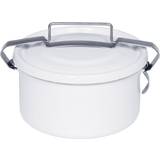 Emalje Køkkenbeholdere Riess Classic White Round Sealing 1.0 Kitchen Container