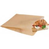 Brun - Papir Køkkenopbevaring Sandwichpose brun 170x195mm, 500 Plastpose & Folie